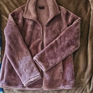 Cozy Women's Purple Teddy Jacket